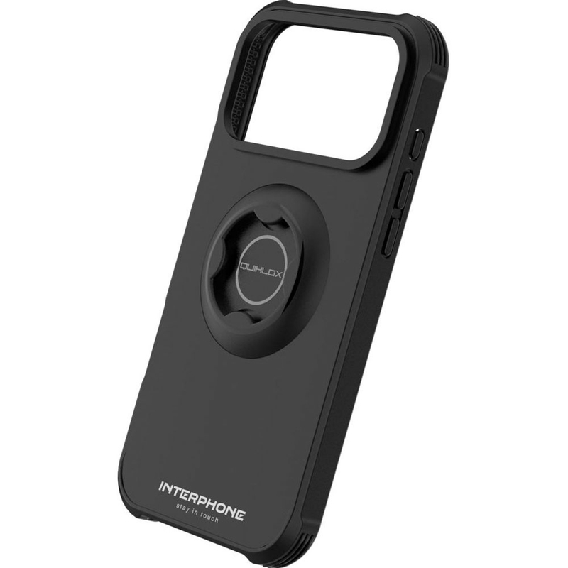 Telefono dėklas Interphone QUIKLOX Tetraforce-Apple iPhone 17 Pro black