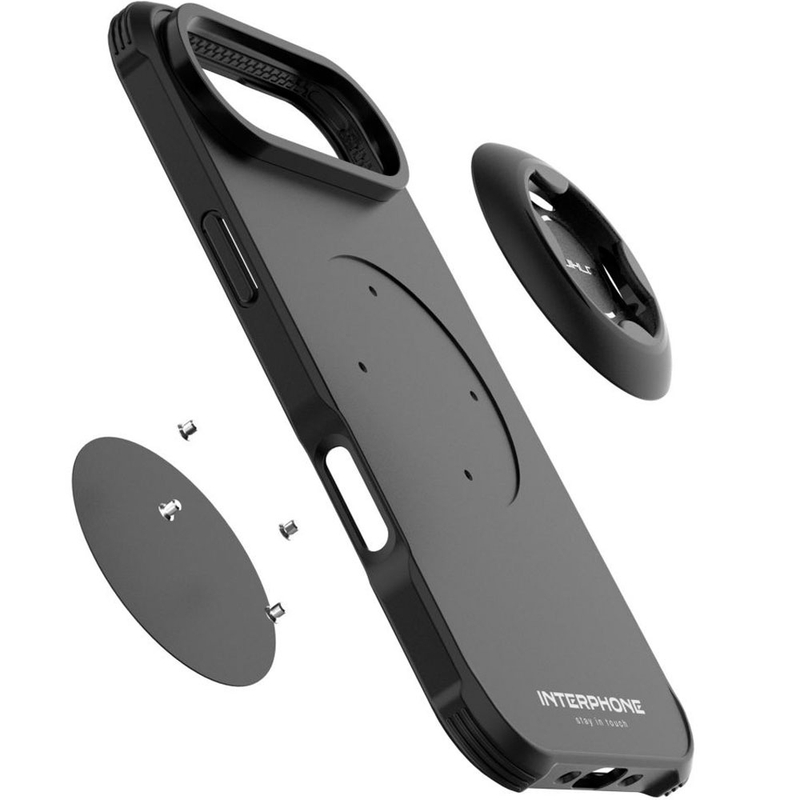 Telefono dėklas Interphone QUIKLOX Tetraforce-Apple iPhone 17 Air juodas