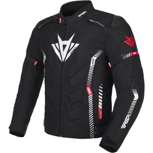 Motociklininko striukė RSA Rider juoda-balta-raudona