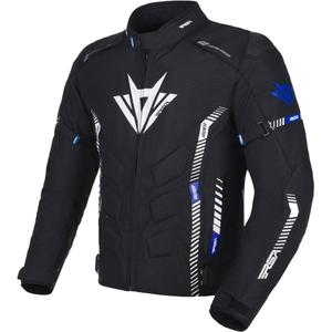 Motociklininko striukė RSA Rider juoda-balta-mėlyna