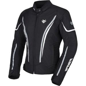 Moteriška RSA Wasp Black-Grey-White motociklininko striukė