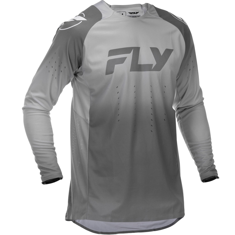 Motokroso marškinėliai FLY Racing Evolution white-grey