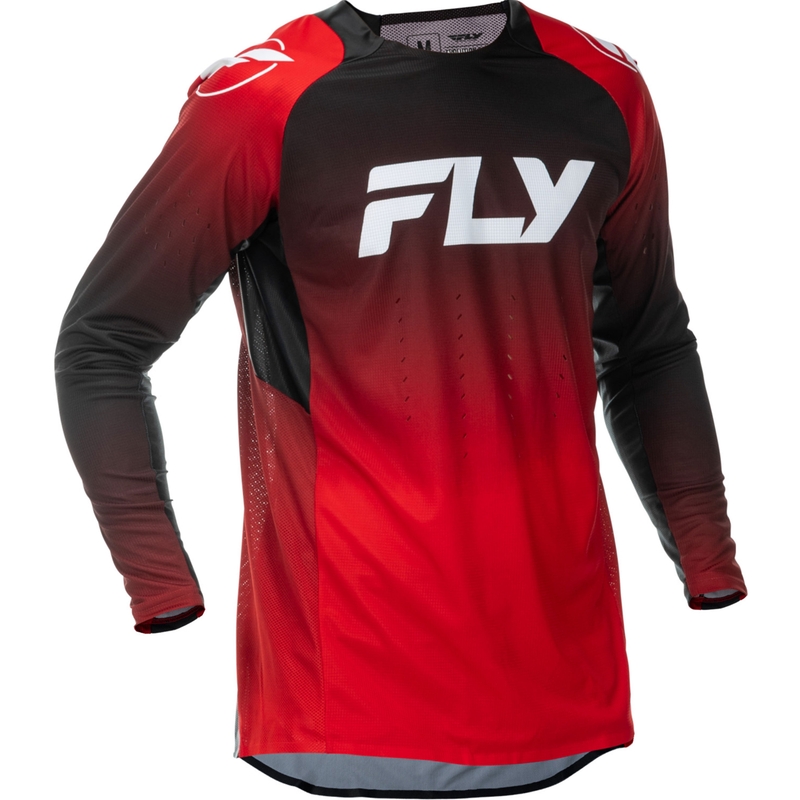 Motokroso marškinėliai FLY Racing Evolution raudona-juoda-balta