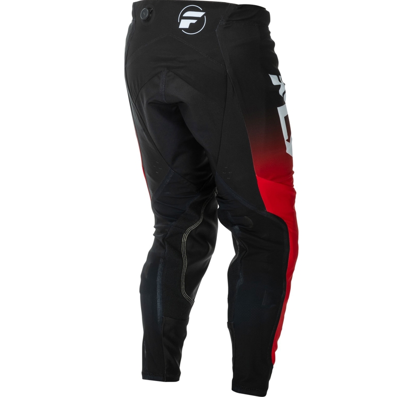 Motokroso kelnės FLY Racing Evolution raudona-juoda-balta