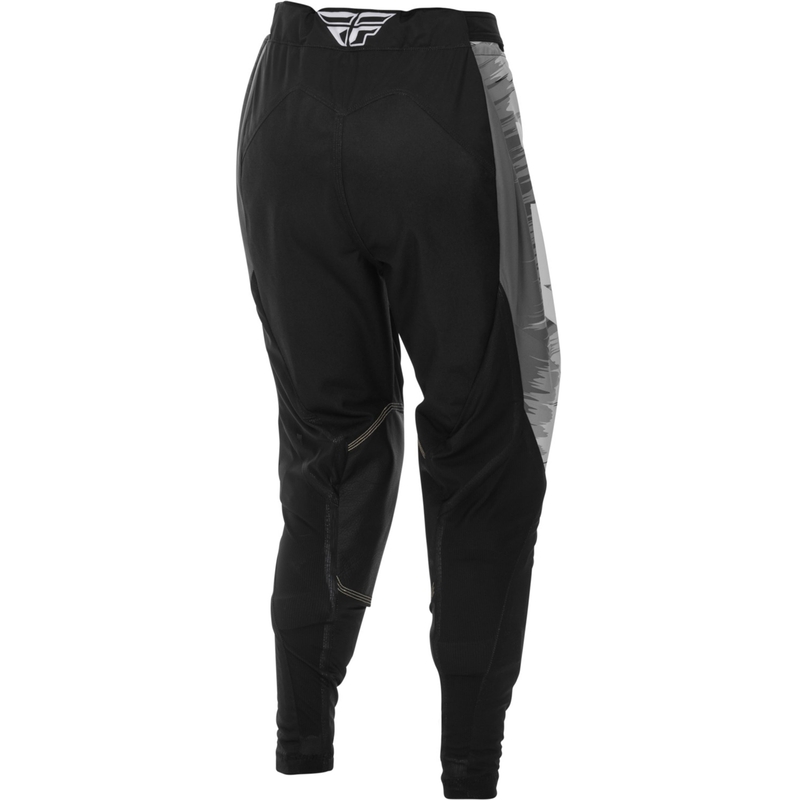Moteriškos motokroso kelnės FLY Racing Lite black-grey-white