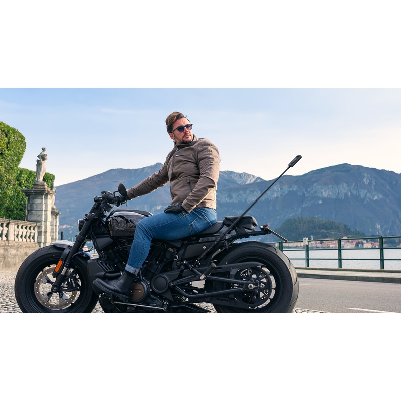 "Insta360 X4" motociklų komplekto veiksmo kamera juoda