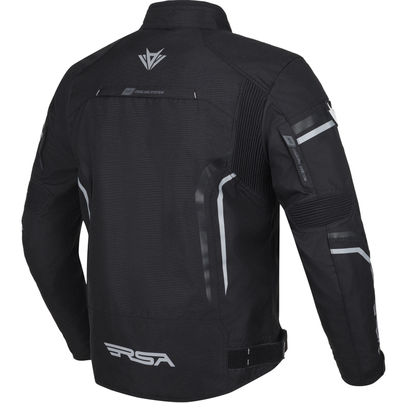 Motociklininko striukė RSA Compact 2 black-grey