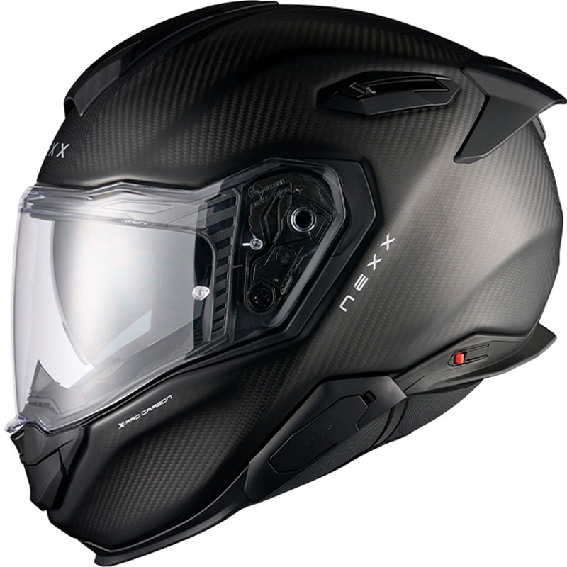 Integruotas motociklininko šalmas "Nexx X.TR Zero PRO Carbon" matinės juodos spalvos