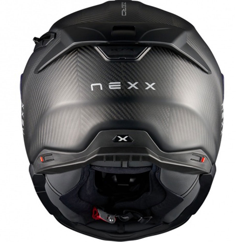 Integruotas motociklininko šalmas "Nexx X.TR Zero PRO Carbon" matinės juodos spalvos