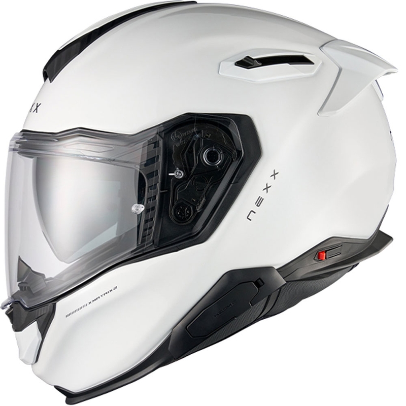 Integruotas motociklininko šalmas "Nexx X.TR Plain white