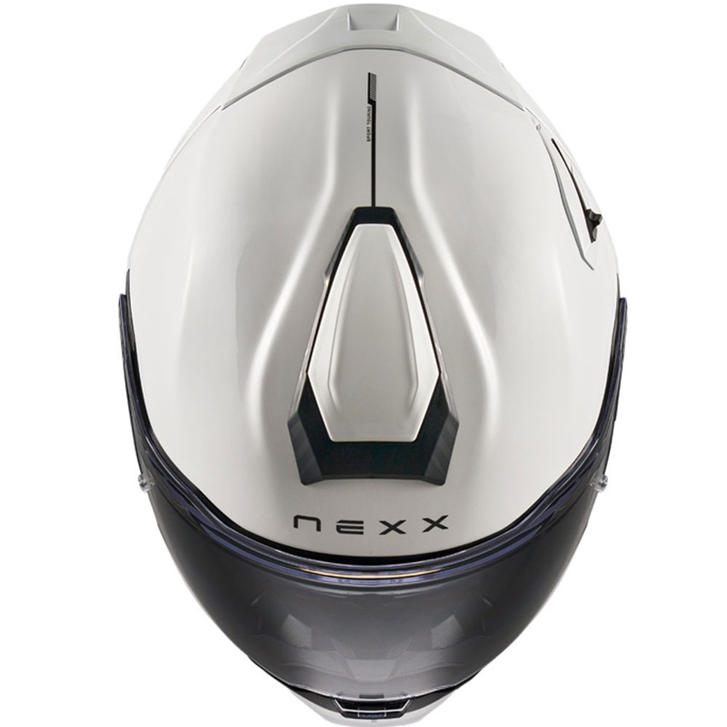 Integruotas motociklininko šalmas "Nexx X.TR Plain white