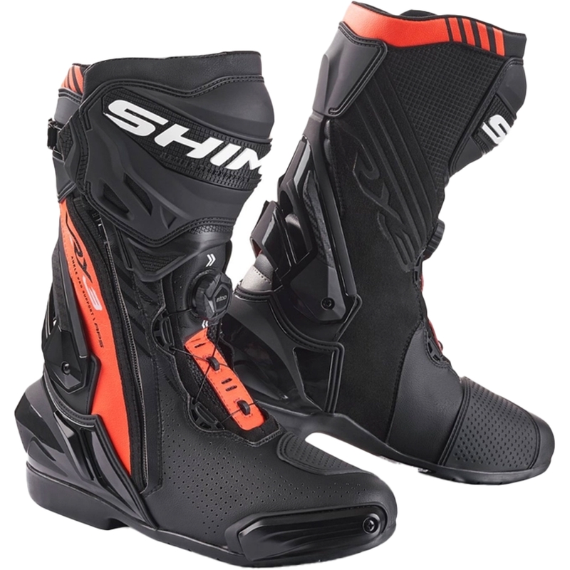 Motociklininko batai "Shima VRX-3" juodai raudoni