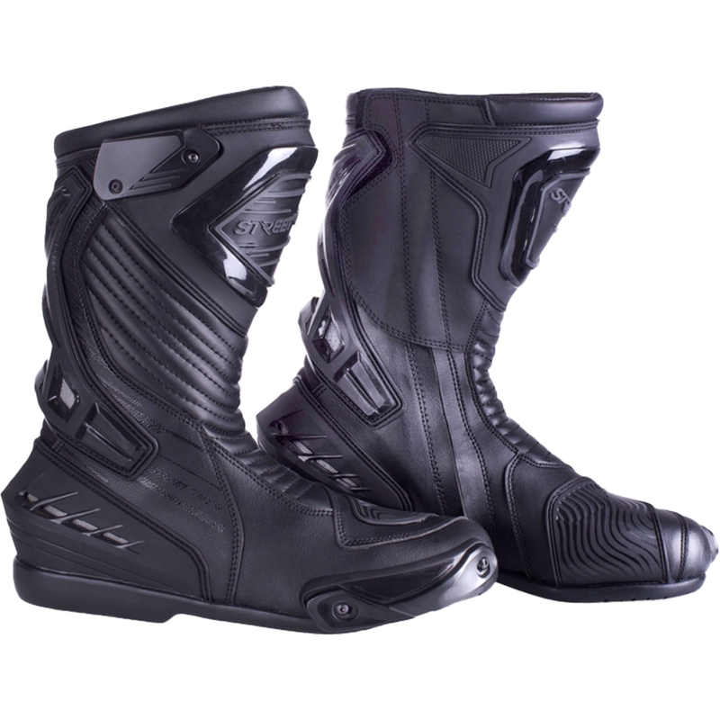 Street Racer Grid Black Motocikliniai batai
