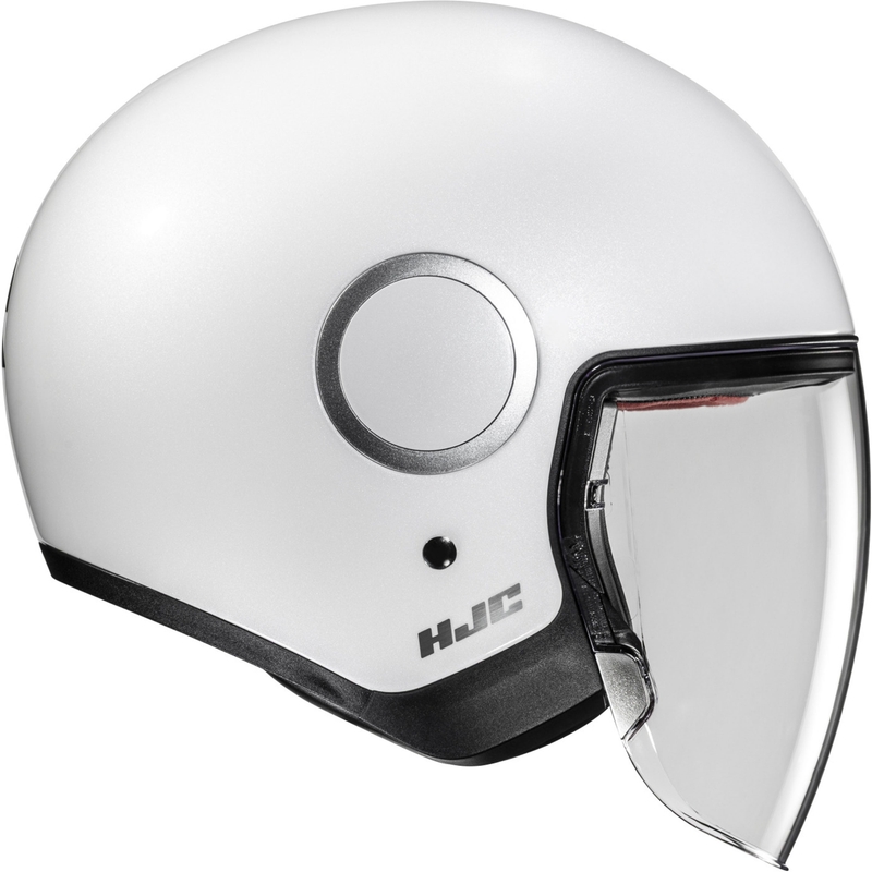 Atviras motociklininko šalmas HJC RPHA 40 Solid pearl white