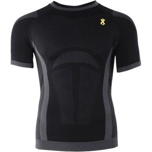 Vyriški funkciniai marškinėliai „Rilax Noah“, juodi – trumpomis rankovėmis