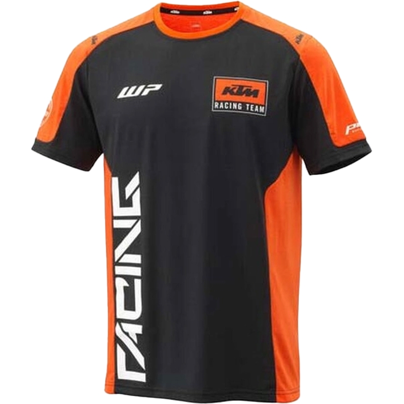 KTM komandos marškinėliai juoda-oranžinė