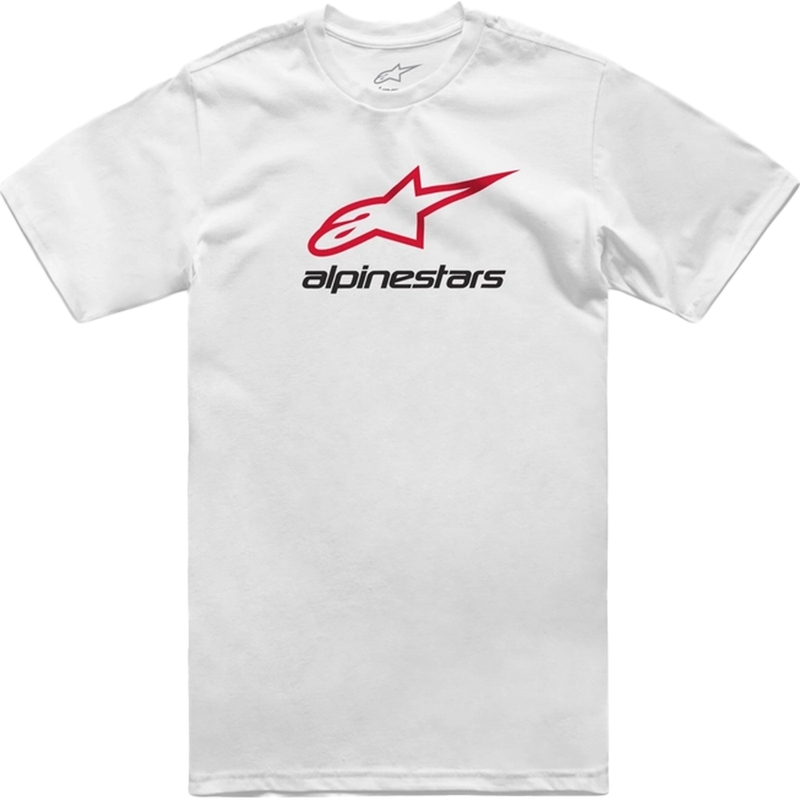 Marškinėliai Alpinestars Always 2.0 CSF balta-raudona-juoda