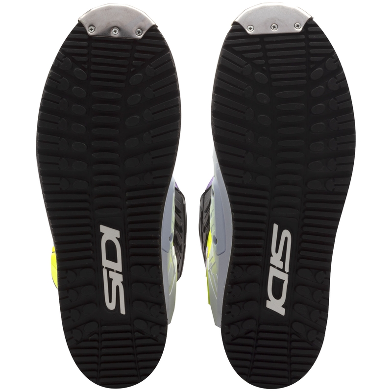 Motociklininko batai SiDi Crossair HD End BB002 violetinė-geltona-balta