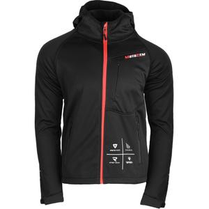 Softshell striukė MotoZem Racing Team juoda-raudona