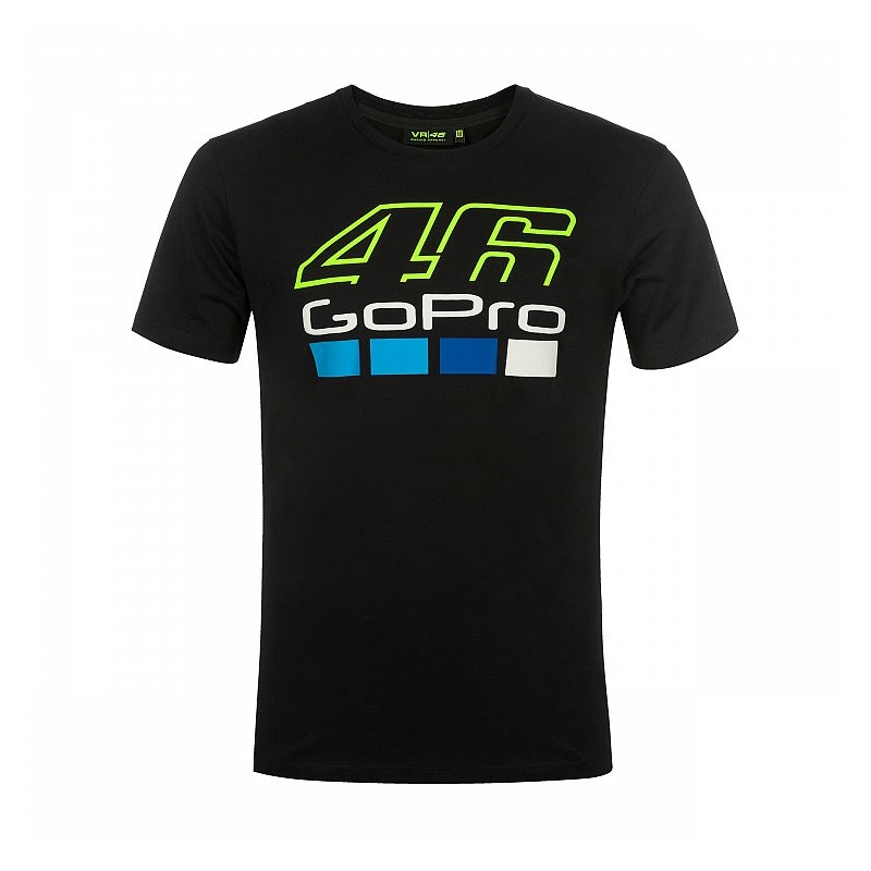 Triko VR46 Valentino Rossi GOPRO černé výprodej