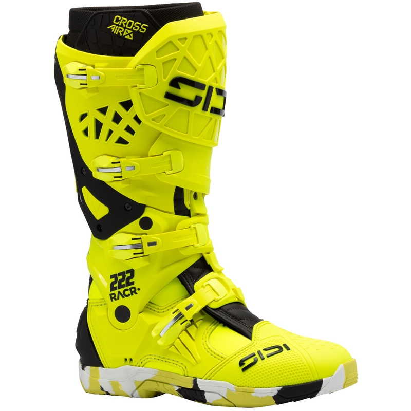 SiDi Crossair X RACR001 juodai geltoni motociklininko batai