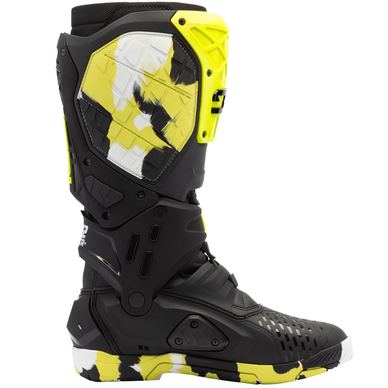 Motociklininko batai SiDi Crossair X RACR002 fluo yellow-black