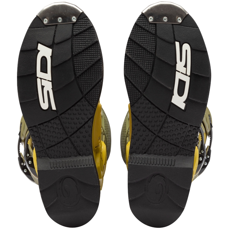 SiDi Crossfire 3 motociklininko batai alyvuogių žalia-fluo geltona