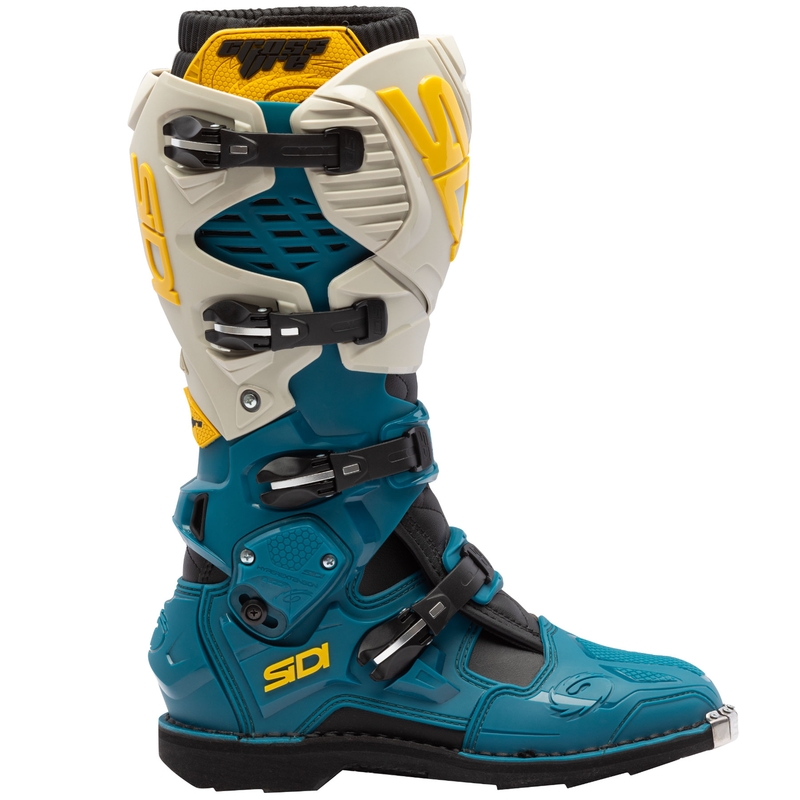 "SiDi Crossfire 3" smėlio-mėlynos spalvos motociklininko batai