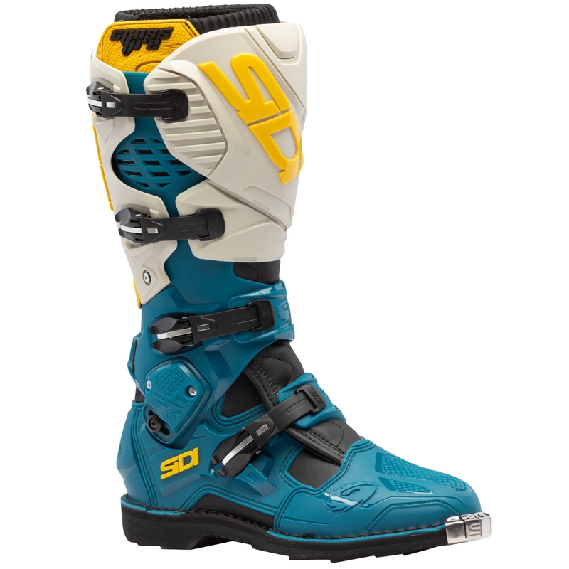 "SiDi Crossfire 3" smėlio-mėlynos spalvos motociklininko batai