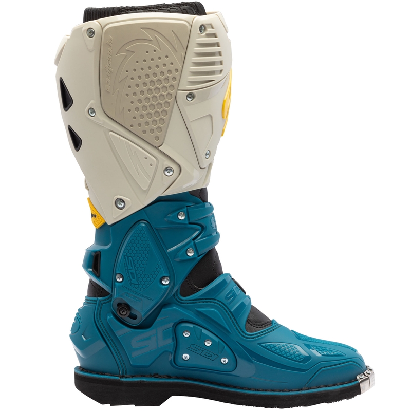 "SiDi Crossfire 3" smėlio-mėlynos spalvos motociklininko batai