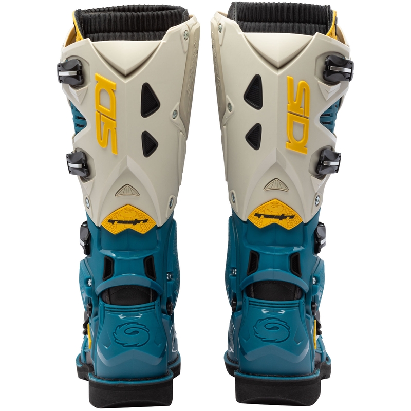 "SiDi Crossfire 3" smėlio-mėlynos spalvos motociklininko batai
