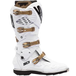 SiDi Crossfire 3 motociklininko batai baltai bronziniai