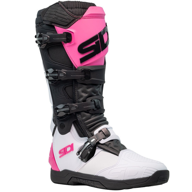 Motociklininko batai SiDi X Power SC white-black-pink