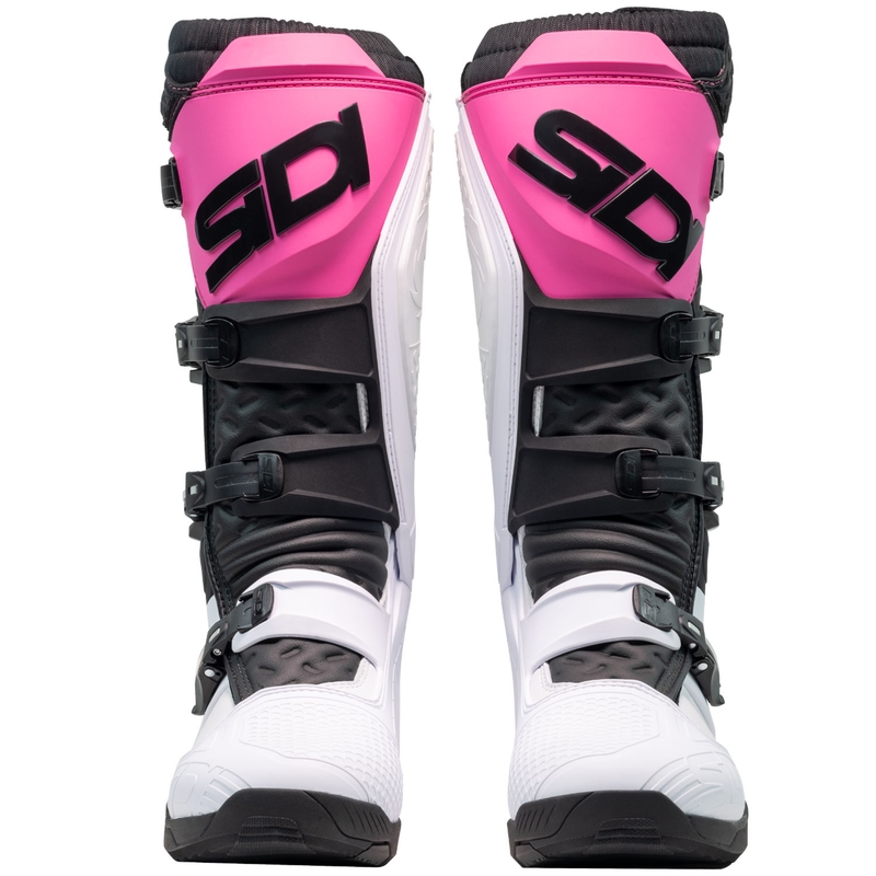 Motociklininko batai SiDi X Power SC white-black-pink