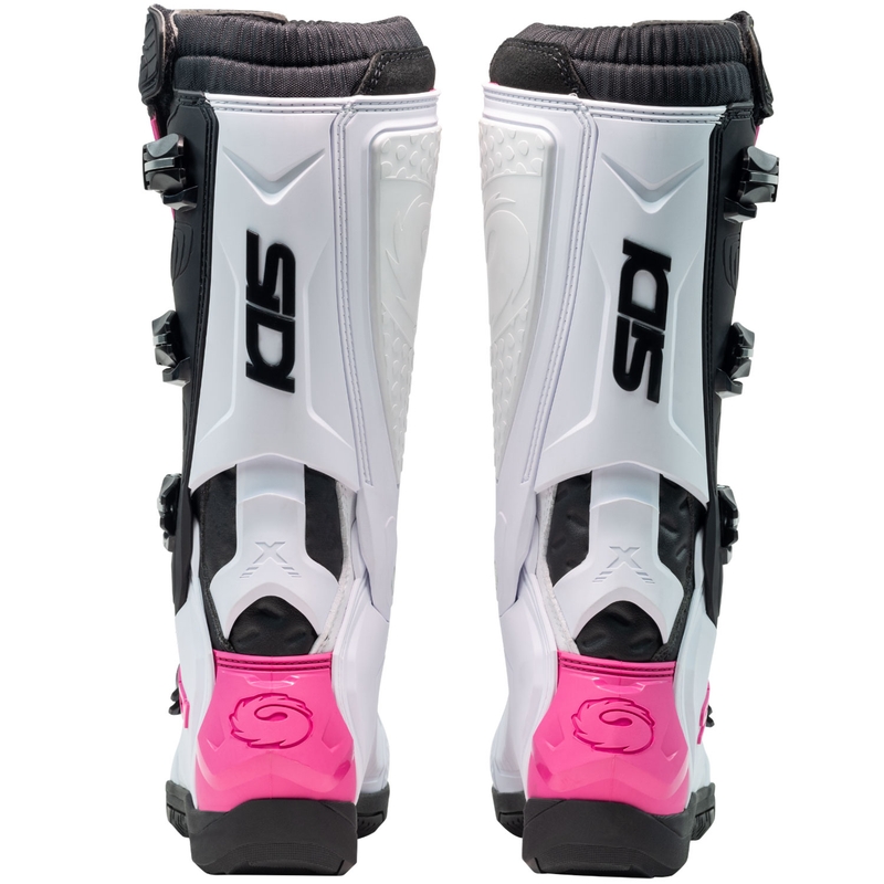 Motociklininko batai SiDi X Power SC white-black-pink