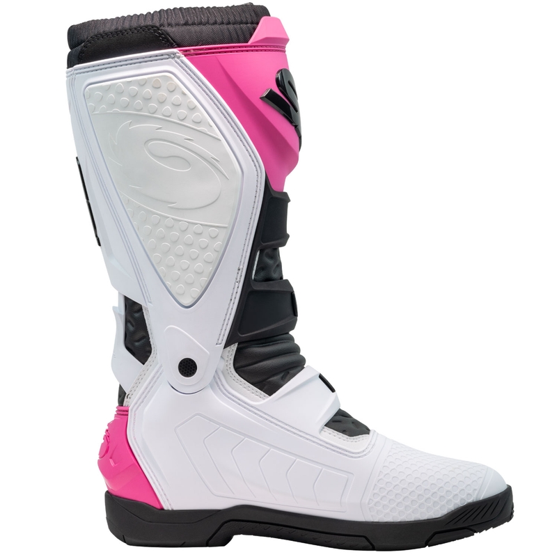 Motociklininko batai SiDi X Power SC white-black-pink
