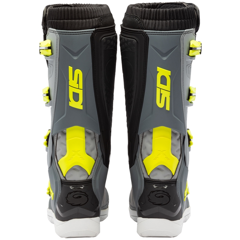 Motociklininko batai SiDi X Power SC grey-fluo yellow