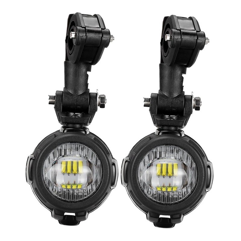 Papildomi LED žibintai "St Tuning" su apsauginiu dangteliu BMW R1200 GS ir R1250 GS LC 2013-2019 m.
