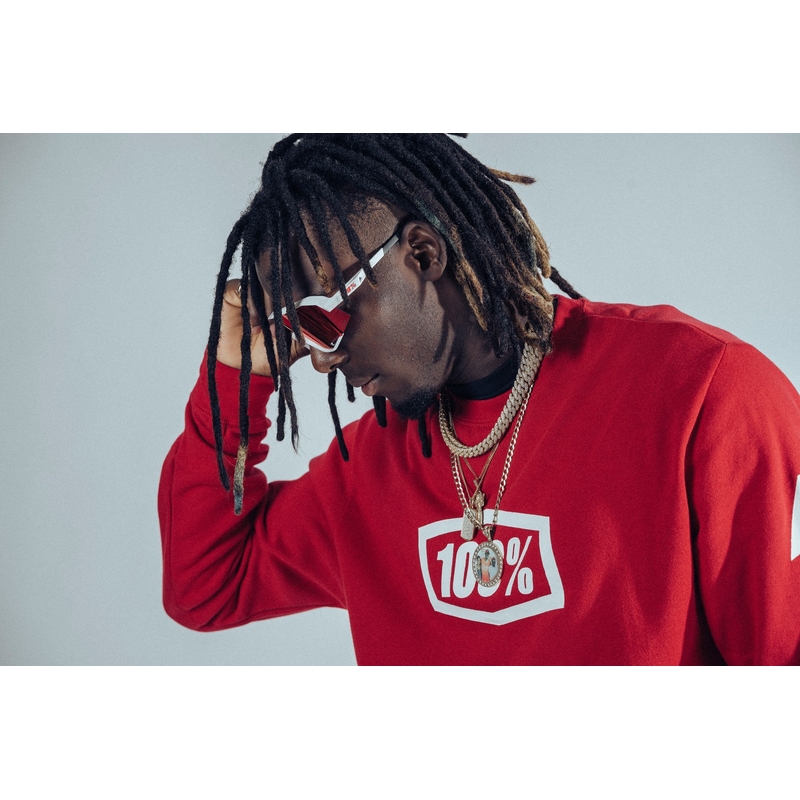 100% Slendale akiniai nuo saulės su HIPER raudonu stiklu