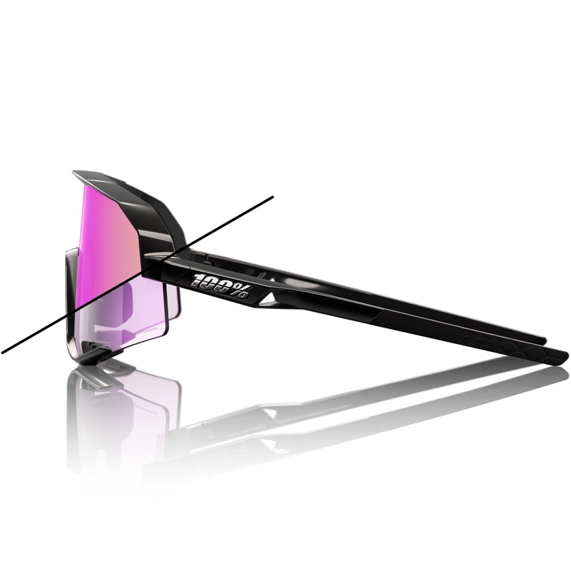 100% Slendale akiniai nuo saulės su violetiniu fotochrominiu stiklu