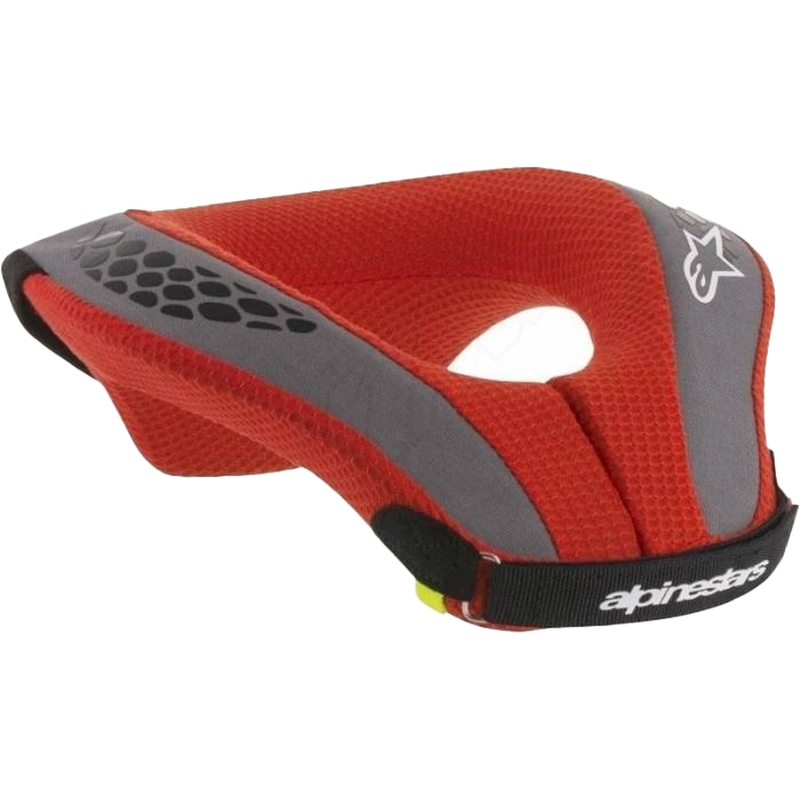 Alpinestars Sequence Youth Black-Red-Gray-Fuo Yellow vaikiška kaklo striukė