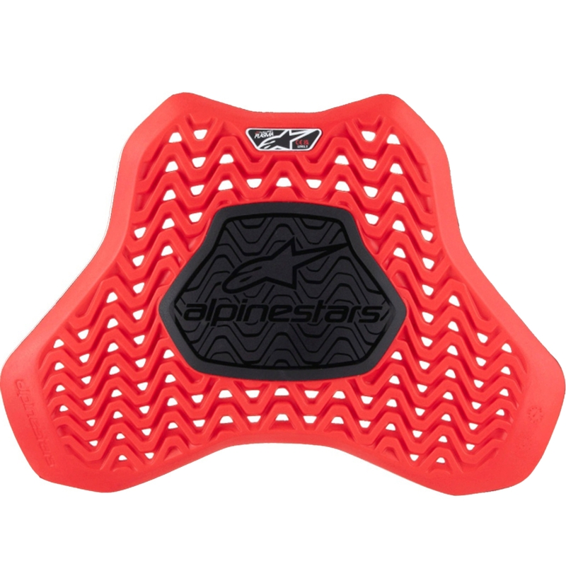 Alpinestars Nucleon Plasma Racing raudonos ir juodos spalvos įdedama krūtinės apsauga