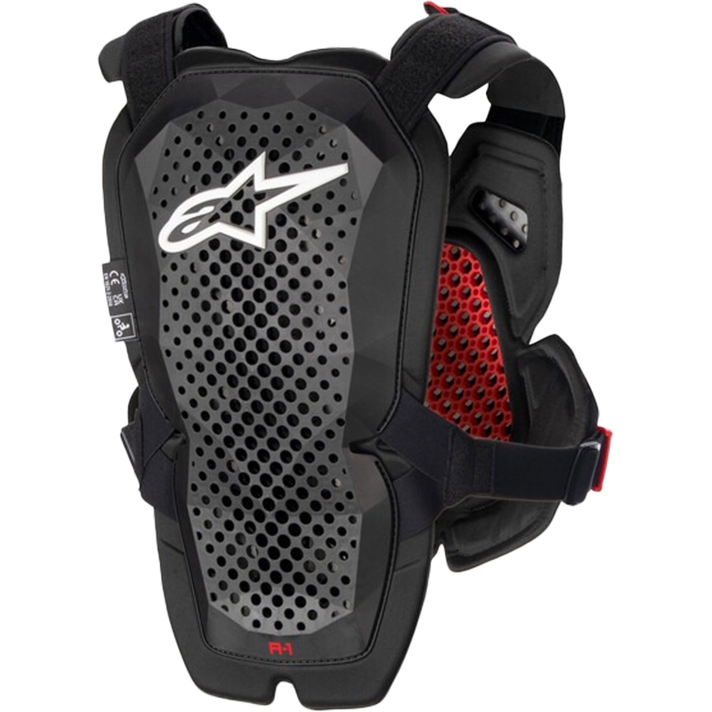 "Alpinestars A-1 PRO" krūtinės apsauga juoda-antracito-raudona