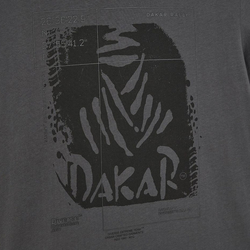 Marškinėliai Dakar DES 1425 graphite