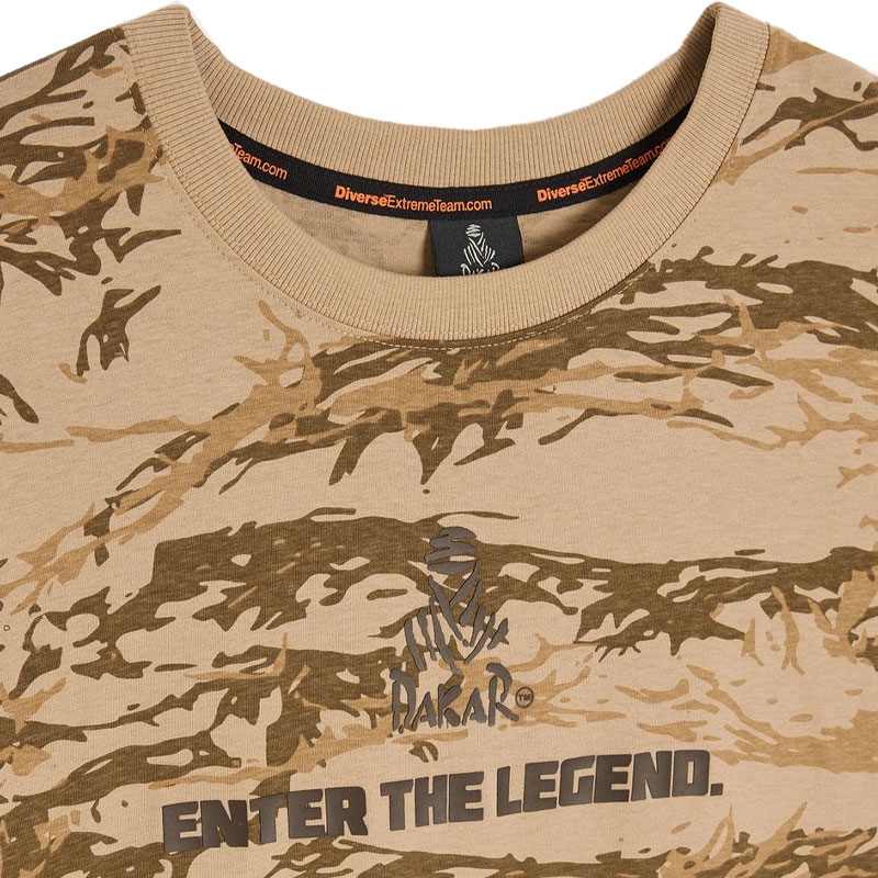 Marškinėliai Dakar DES 1825 Camo beige