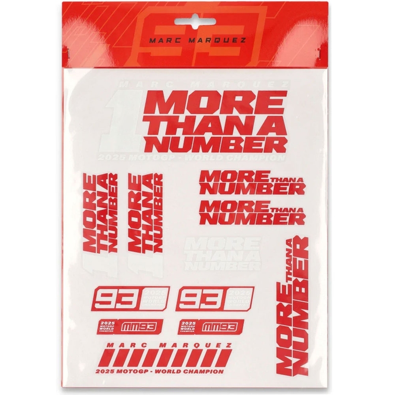 „Ducati MM93“ didelių lipdukų rinkinys