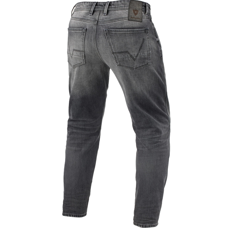 Revit Ortes TF Extra Cropped motociklo džinsai, pilki