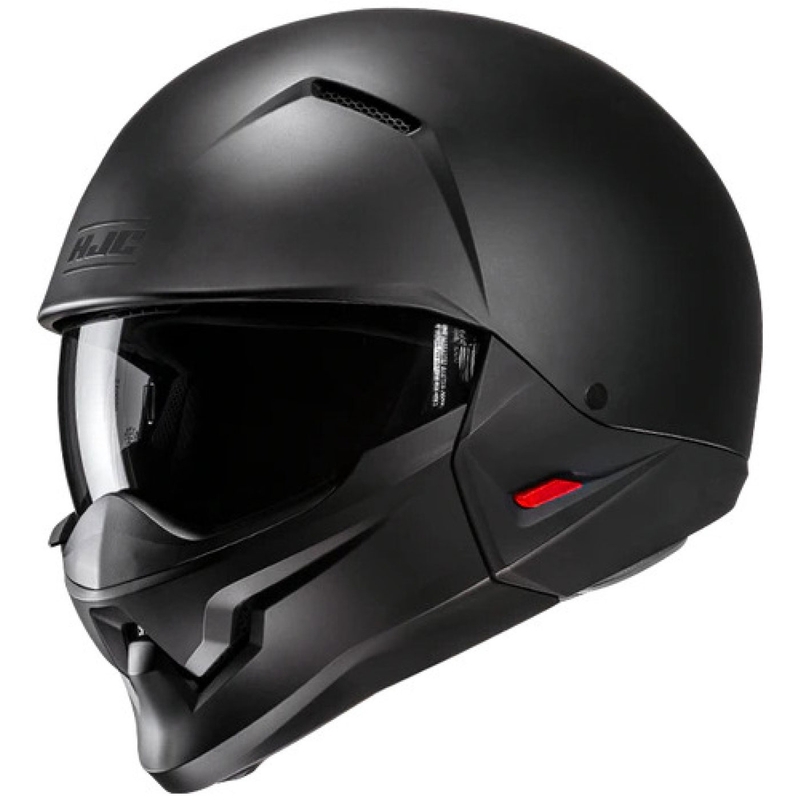 Atviras šalmas su kauke HJC i20N Solid Semi Flat juodas