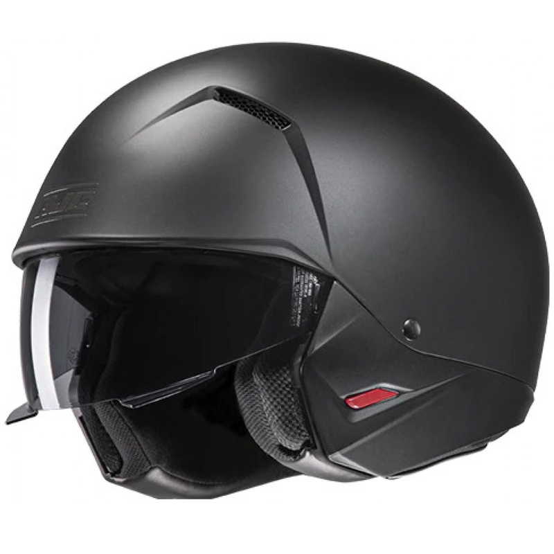 Atviras šalmas su kauke HJC i20N Solid Semi Flat juodas