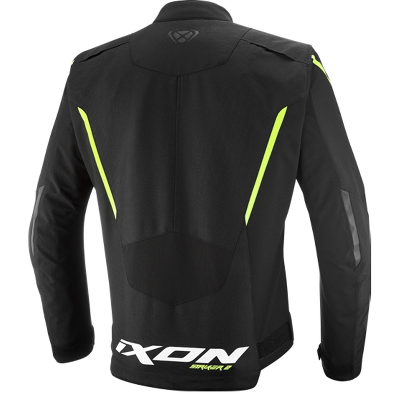 IXON Striker 2 motociklo striukė, juoda-fluorescencinė geltona